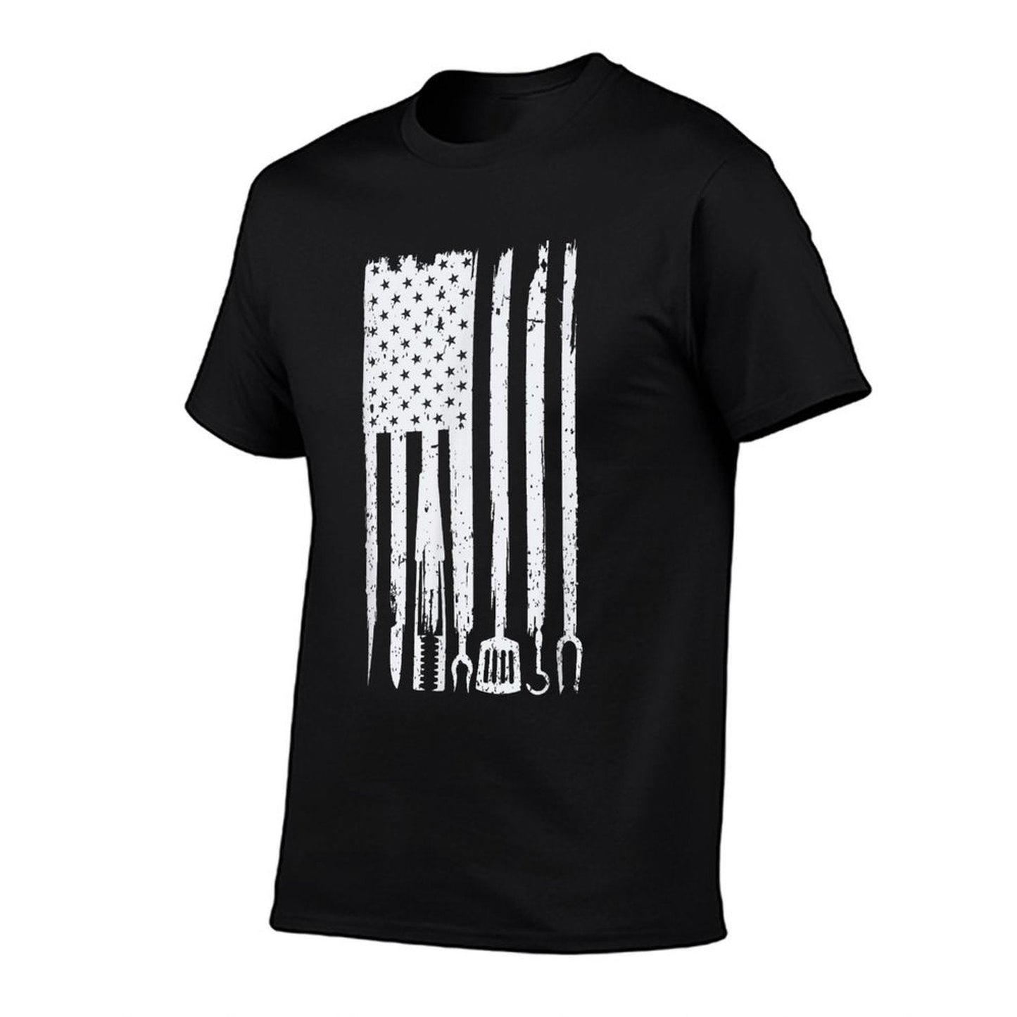 Funny BBQ Design! For Fans of Smoking, Grilling And Barbecue  Summer-ready Fabric T-Shirt